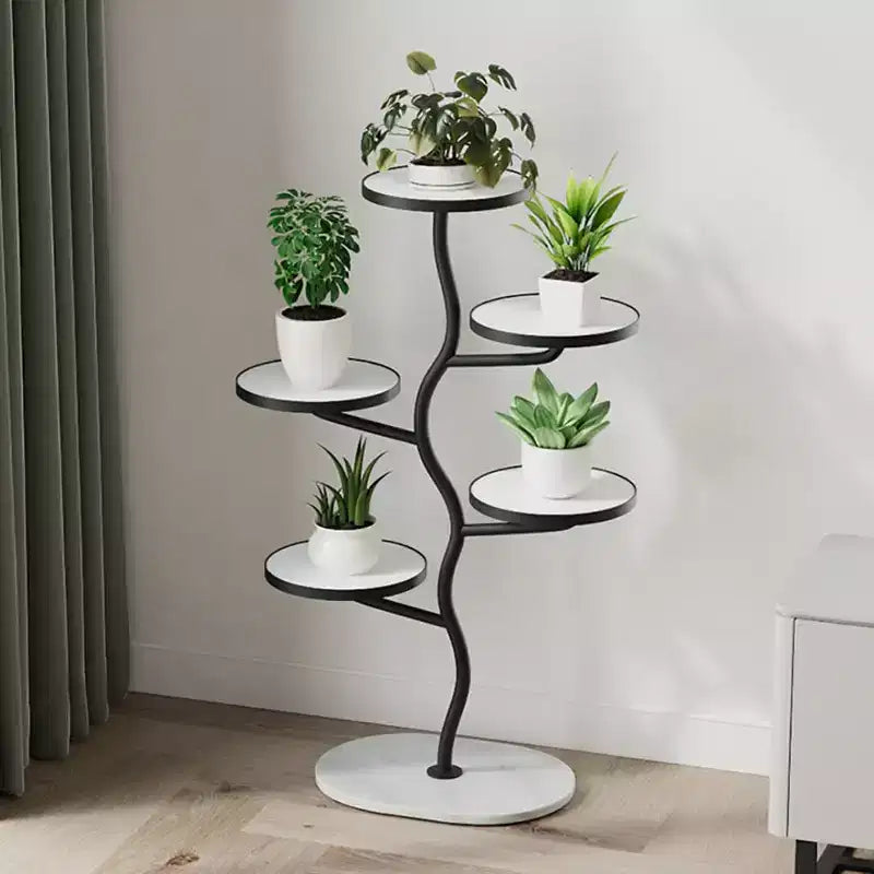Metal Plant Stand, Multi-Layer Indoor Flower Stand Corner Plant Shelf Flower Pot Holder Tall Planter Holder Shelf Rack For Patio Living Room