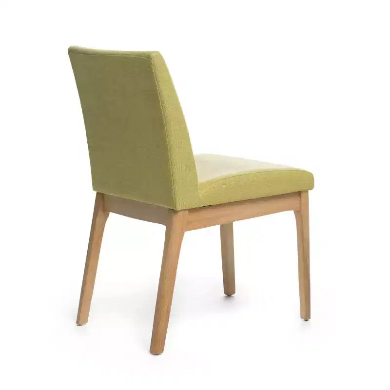GDFStudio Hampton Chaises de salle à manger sans accoudoirs en tissu de style Mid-Century (Lot de 2)