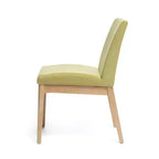 GDFStudio Hampton Chaises de salle à manger sans accoudoirs en tissu de style Mid-Century (Lot de 2)