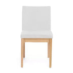 GDFStudio Hampton Chaises de salle à manger sans accoudoirs en tissu de style Mid-Century (Lot de 2)