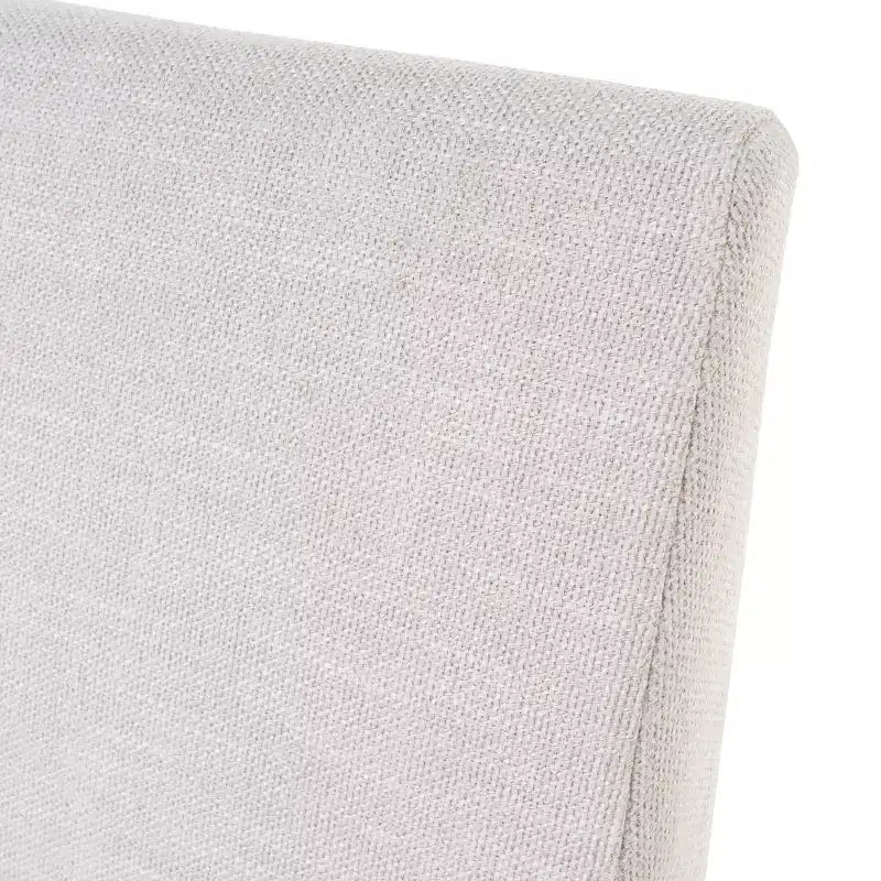 GDFStudio Hampton Chaises de salle à manger sans accoudoirs en tissu de style Mid-Century (Lot de 2)