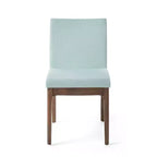 GDFStudio Hampton Chaises de salle à manger sans accoudoirs en tissu de style Mid-Century (Lot de 2)