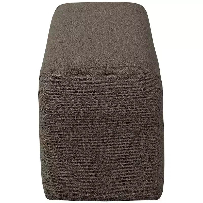 Meridian Furniture, Banc Niagara en tissu Boucle