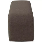 Meridian Furniture, Banc Niagara en tissu Boucle