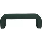 Meridian Furniture, Banc Niagara en tissu Boucle