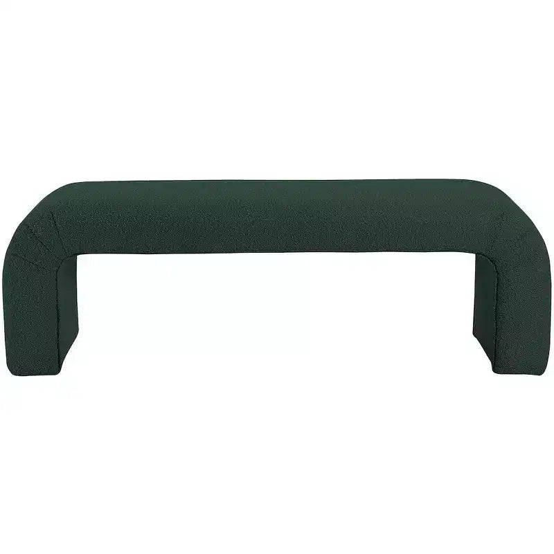 Meridian Furniture, Banc Niagara en tissu Boucle