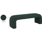 Meridian Furniture, Banc Niagara en tissu Boucle