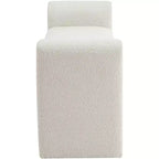 Meridian Furniture, Banc en tissu bouclé Stylus