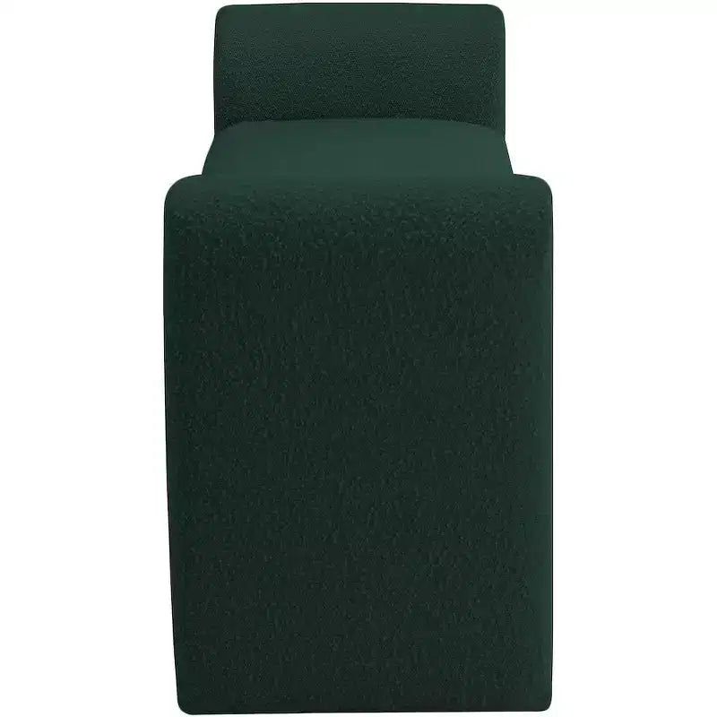 Meridian Furniture, Banc en tissu bouclé Stylus