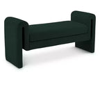 Meridian Furniture, Banc en tissu bouclé Stylus