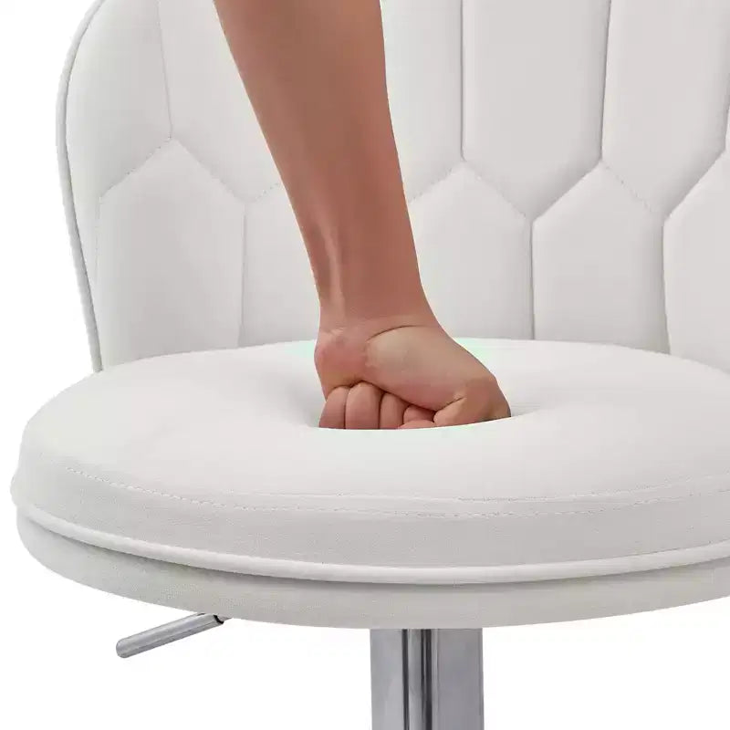 Tabourets de bar en velours VECELO, lot de 2/4, tabourets de bar réglables avec dossier, tabourets de comptoir sans accoudoirs, chaises de bar pivotantes pour pub ou îlot de cuisine