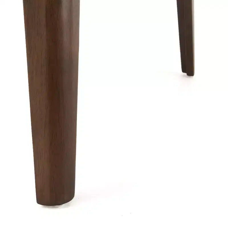 Table à manger rectangulaire GDFStudio Keiko en bois de style moderne du milieu du siècle avec pieds évasés