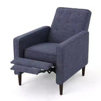 GDFStudio Mason Fauteuils inclinables capitonnés à dossier basculant de style moderne du milieu du siècle