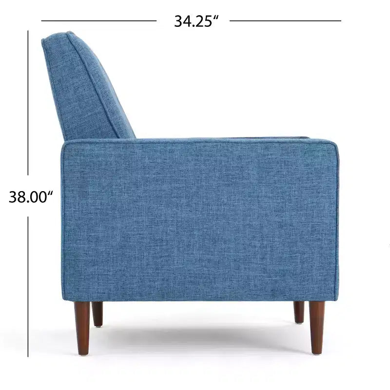 GDFStudio Mason Fauteuils inclinables capitonnés à dossier basculant de style moderne du milieu du siècle