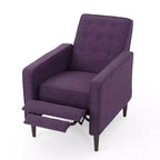 GDFStudio Mason Fauteuils inclinables capitonnés à dossier basculant de style moderne du milieu du siècle