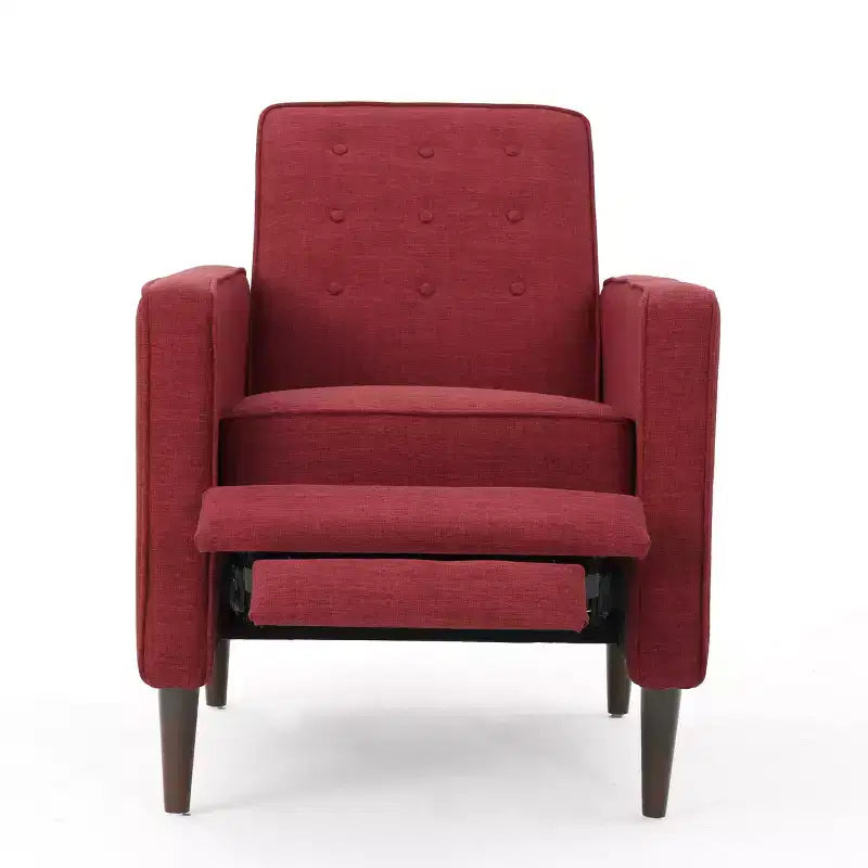 GDFStudio Mason Fauteuils inclinables capitonnés à dossier basculant de style moderne du milieu du siècle