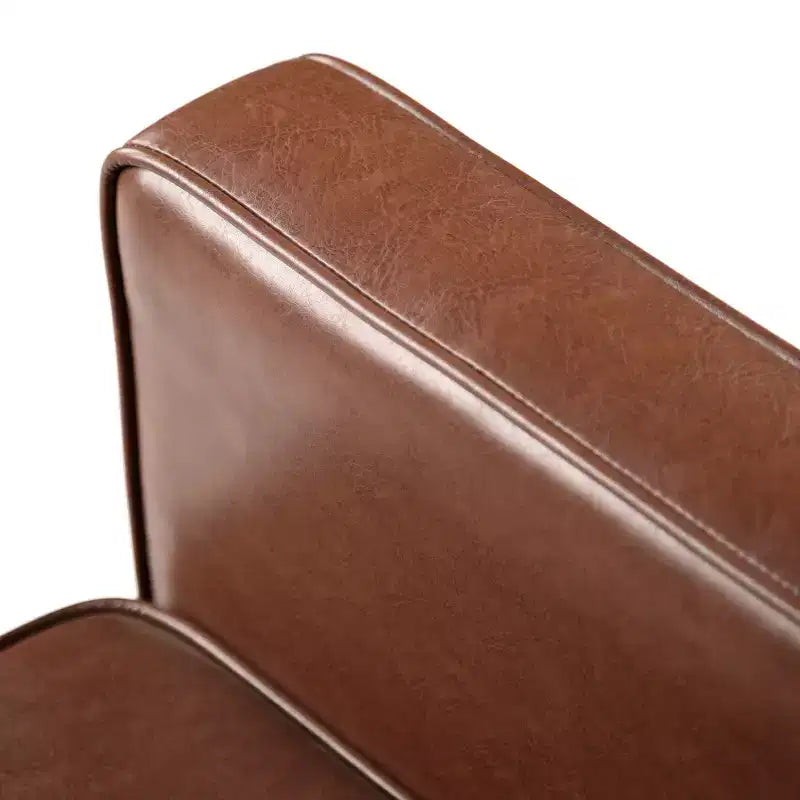 GDFStudio Mason Fauteuils inclinables capitonnés à dossier basculant de style moderne du milieu du siècle
