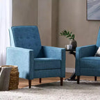 GDFStudio Mason Fauteuils inclinables capitonnés à dossier basculant de style moderne du milieu du siècle