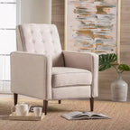 GDFStudio Mason Fauteuils inclinables capitonnés à dossier basculant de style moderne du milieu du siècle