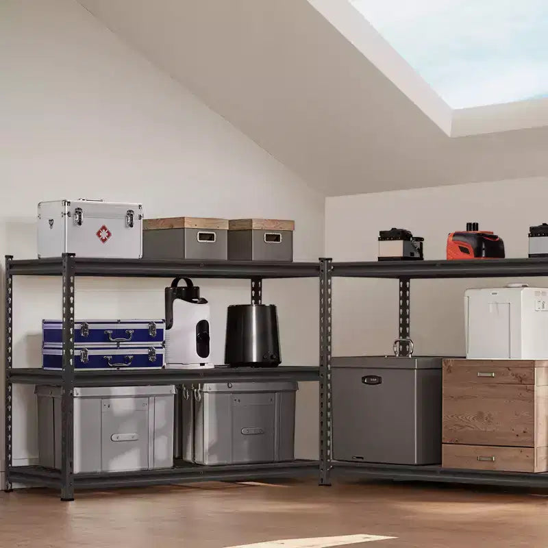 Étagères de Rangement VEVOR, 1134 kg, Étagère de Garage Robuste à 5 Niveaux, Étagères Métalliques Ajustables 45,7 P x 121,9 L x 182,9 H, Noires