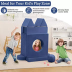 Canapé Enfant GustoWave 12 pièces, Canapé Modulaire pour Enfants stimulant la Créativité, Canapé Sectionnel pour Enfants, Canapé pour Tout-petits