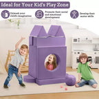 Canapé Enfant GustoWave 12 pièces, Canapé Modulaire pour Enfants stimulant la Créativité, Canapé Sectionnel pour Enfants, Canapé pour Tout-petits