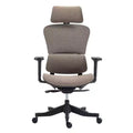 HomeRoots Set of Two Brown and Black Adjustable Height Swivel Rolling Office Chair