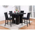 Okak Solid Wood Dining Table Kitchen Table 48 Square Bar Table for Dining Room Living Room Apartment Restaurant