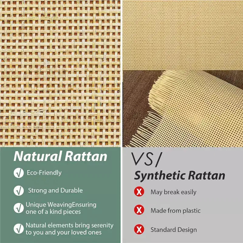 Meuble de rangement en rotin naturel avec 2 tiroirs basculants, meuble à chaussures en bois pour entrée avec rangement, étagère réglable et pieds en métal