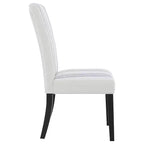 Coaster, Chaise de salle à manger rembourrée Herran, beige (lot de 2)