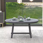 Okak Table à Manger Ronde Extensible, Table à Manger en Bois Moderne Mid-Century pour 4 à 6 Personnes, pour Salle de Réunion, Salon