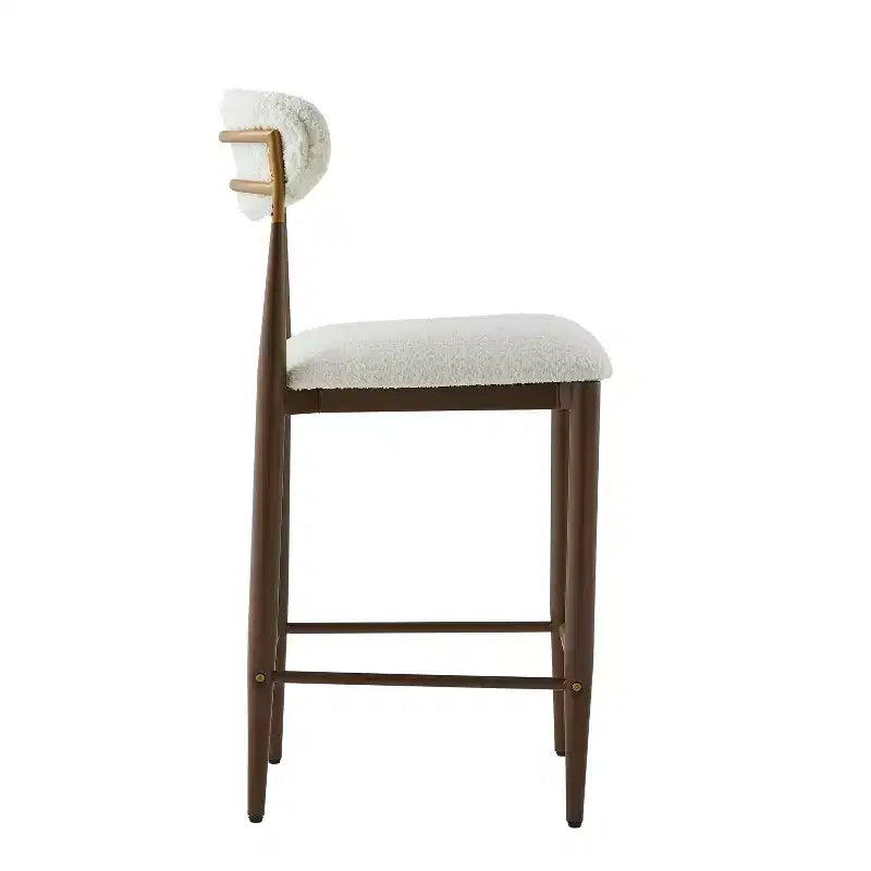 Christopher Knight Home Eloin Tabourets de comptoir sans accoudoirs rembourrés modernes (lot de 2)