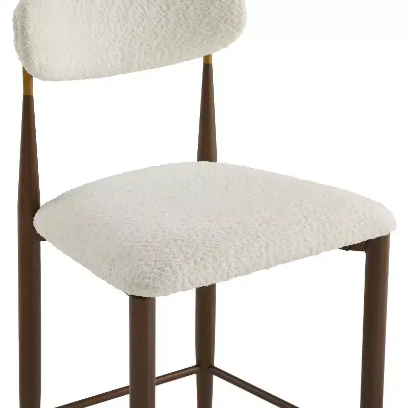 Christopher Knight Home Eloin Tabourets de comptoir sans accoudoirs rembourrés modernes (lot de 2)