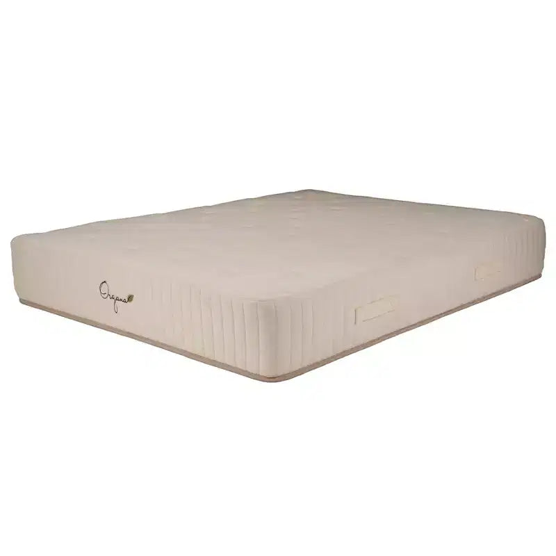 HomeStock Organa Plush 10 in. Latex Pocket Spring Mattress, Beige