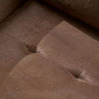 Fauteuil club contemporain rembourré en microfibre GDFStudio Marquette