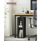 Cube Bookcase, Open Shelf Organizer for Living Room/Office, Space-Saving Corner Design, Tool-Free Assembly