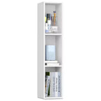 Bibliothèque cube, organiseur à étagères ouvertes pour salon/bureau, design d'angle peu encombrant, montage sans outils