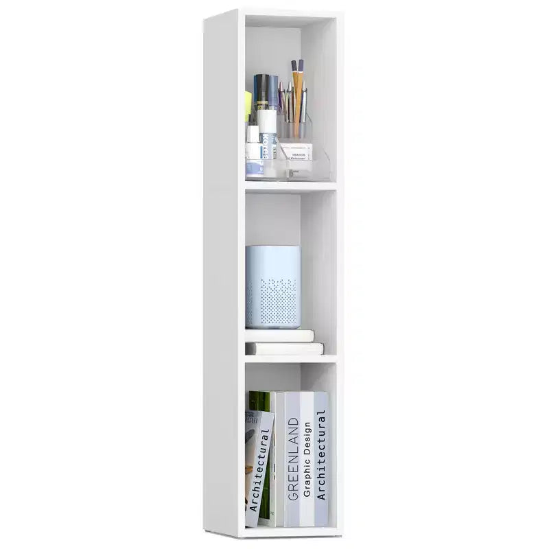Bibliothèque cube, organiseur à étagères ouvertes pour salon/bureau, design d'angle peu encombrant, montage sans outils