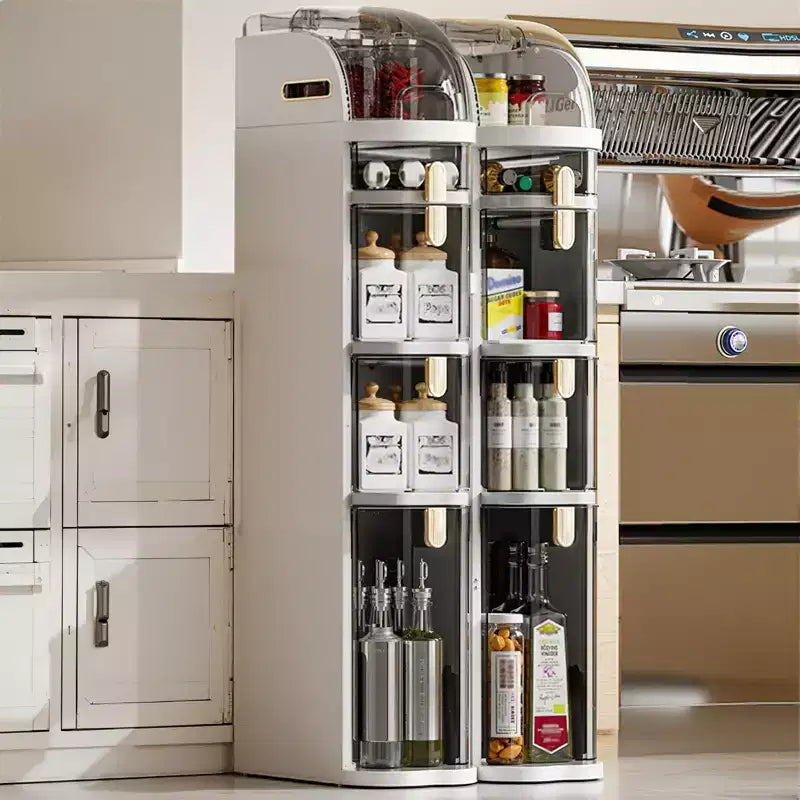 Meuble de rangement de salle de bain fin, Armoire étroite avec tiroirs, roulettes, poignée, porte-papier toilette, Organisateur de sol roulant en plastique pour salle de bain, cuisine