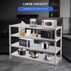 Étagères de rangement, 150 kg par étagère, unité de rayonnage métallique – Organisateur ajustable pour cuisine, garage, bureau, entrepôt