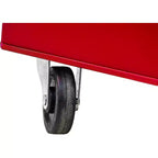 Servante d'atelier robuste à 5 tiroirs, armoire métallique roulante avec 4 roulettes, étagère de rangement réglable, capacité de 100 kg pour atelier et garage