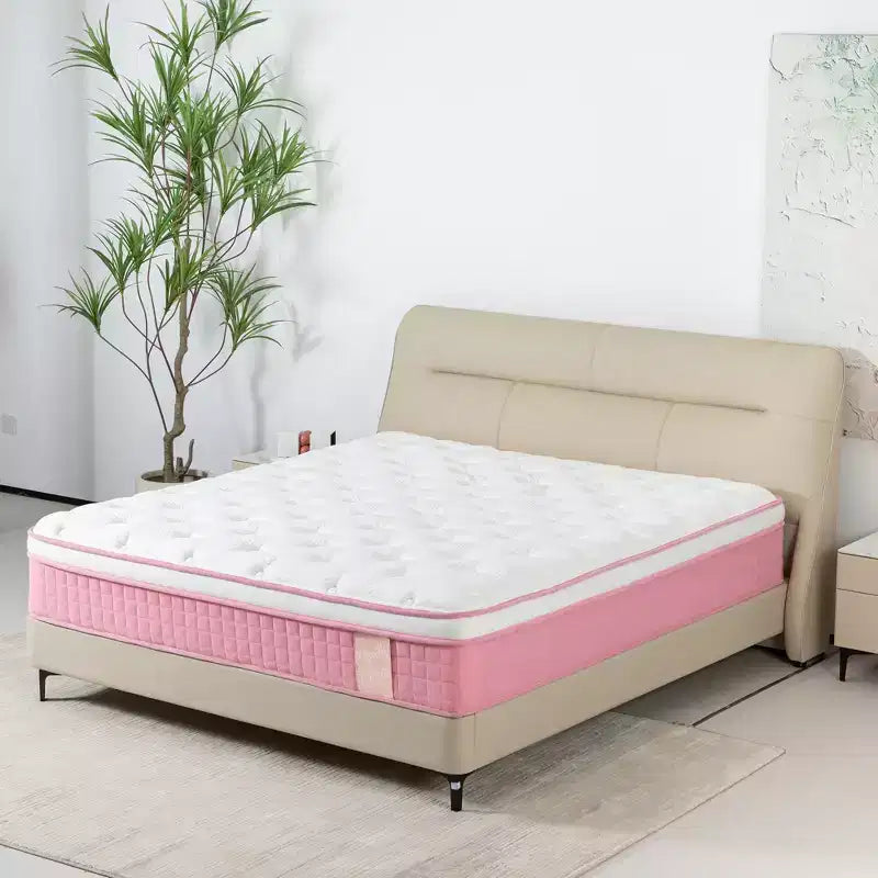 GDFStudio Cecil Matelas Hybride à Ressorts Ensachés Individuels avec Mousse à Mémoire de Forme et Housse Tricotée Rafraîchissante 12 po