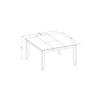 Ensemble table de salle à manger HomeStock Belmont avec rallonge intégrée et 8 chaises Parsons