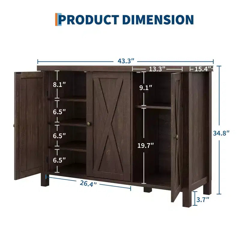 Meuble à chaussures avec portes, meuble à chaussures de ferme de 89 cm, rangement de chaussures à 4 niveaux pour entrée, grand meuble organisateur de chaussures pour salon et couloir.