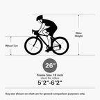 Vélo VTT hykolity 26 pouces, vélo 18 vitesses pour hommes et femmes adultes, vélo de sport tout-terrain avec double suspension intégrale, noir