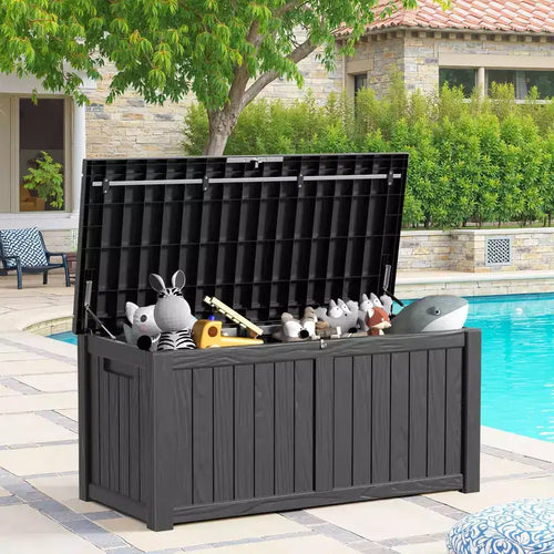 450L/120Gal military-grade dual-hinged storage box, steel skeleton anti-collision cockpit, modular quick-loading system