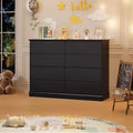 COZONY 51 Wide 8-Drawer Double Dresser  Large Horizontal Chest with Deep Drawers & Wide Top for Bedroom, Closet, Living Room & Hallway