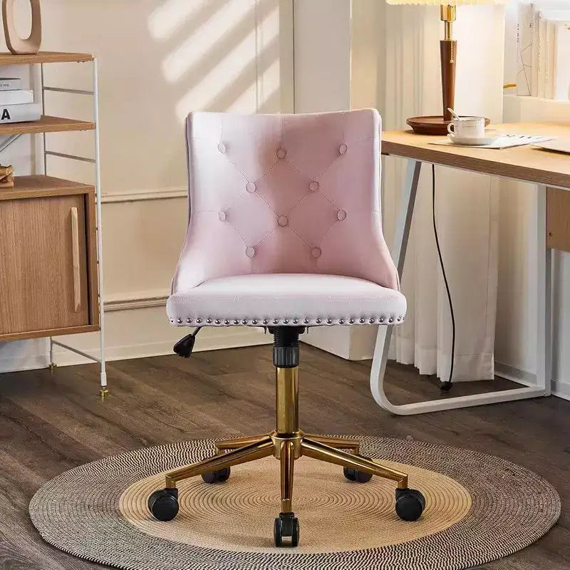 Chaise Karl Home | Chaise de bureau à roulettes pour maquillage