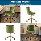 Chaise Karl Home | Chaise de bureau à roulettes pour maquillage
