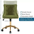 Chaise Karl Home | Chaise de bureau à roulettes pour maquillage